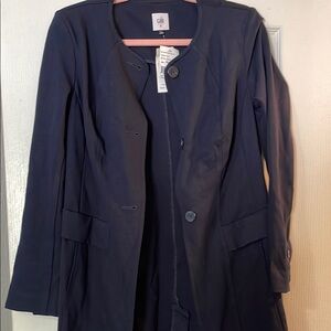 CAbi Black Trench Coat Classic Style